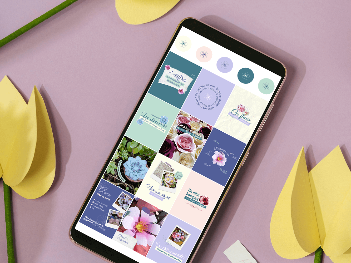 kit de visuels instagram de la fabtory