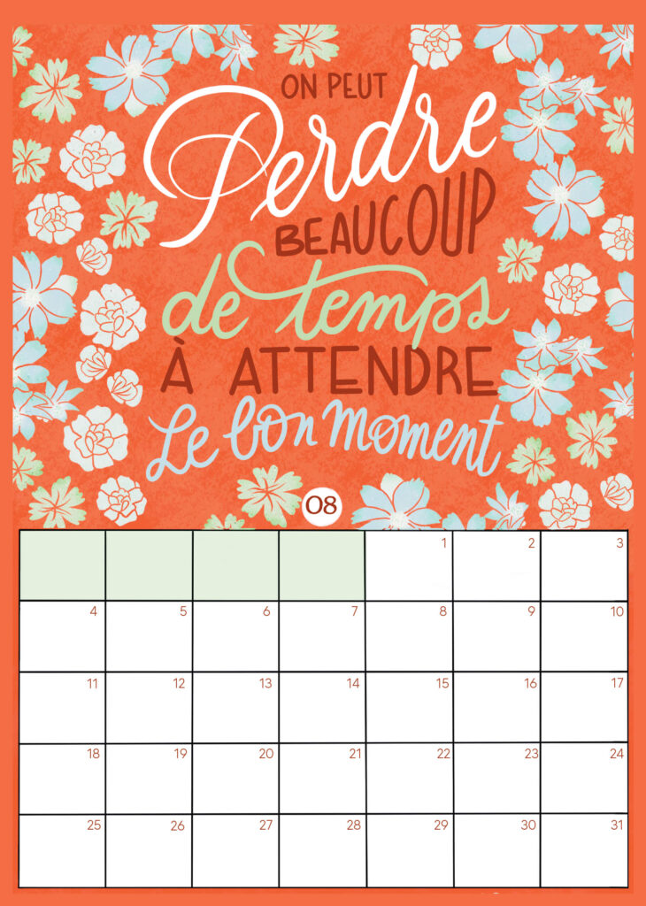 calendrier de bureau 2025