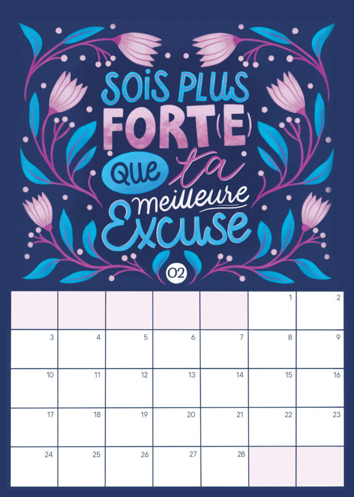 calendrier de bureau 2025