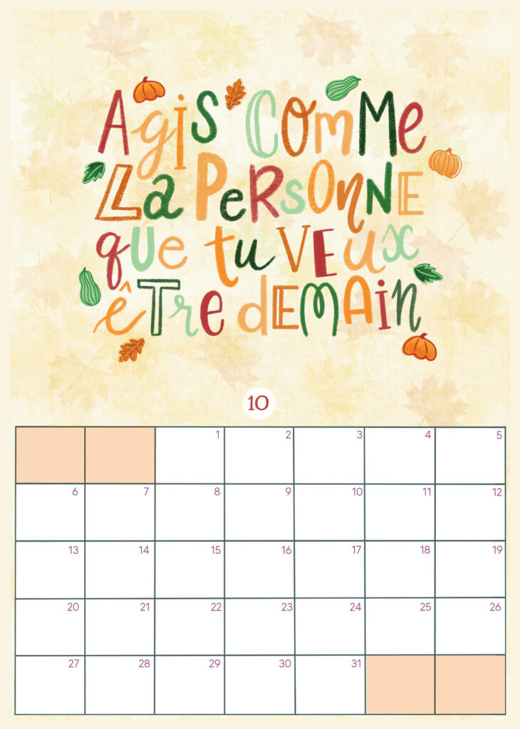 calendrier de bureau 2025