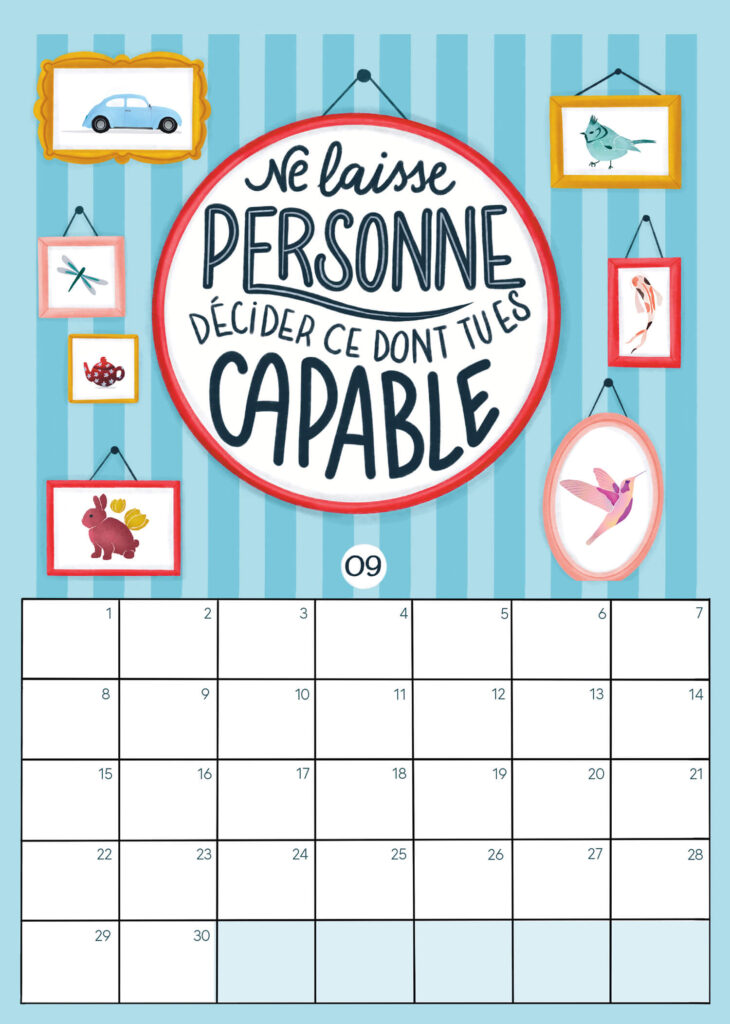 calendrier de bureau 2025