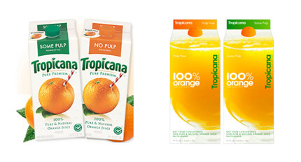 Différence branding Tropicana