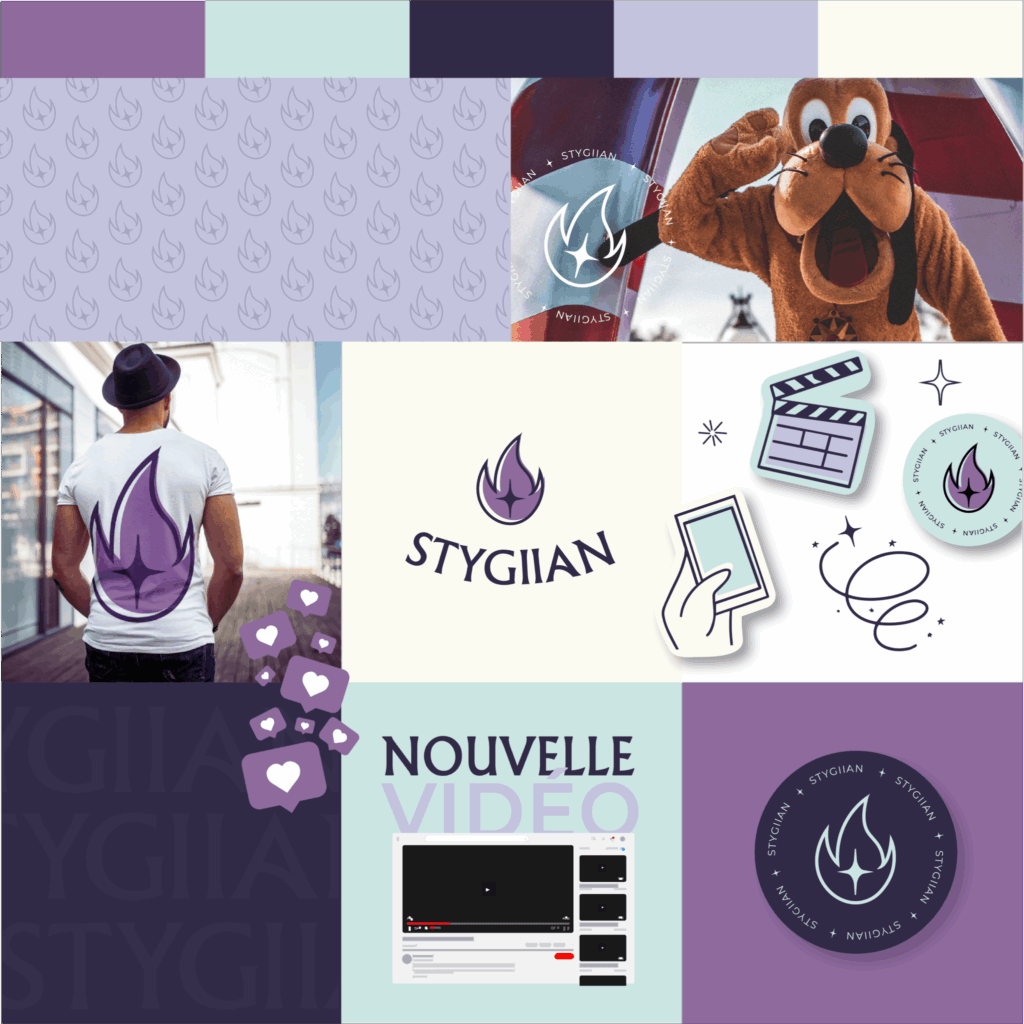 moodboard identité visuelle stygiian