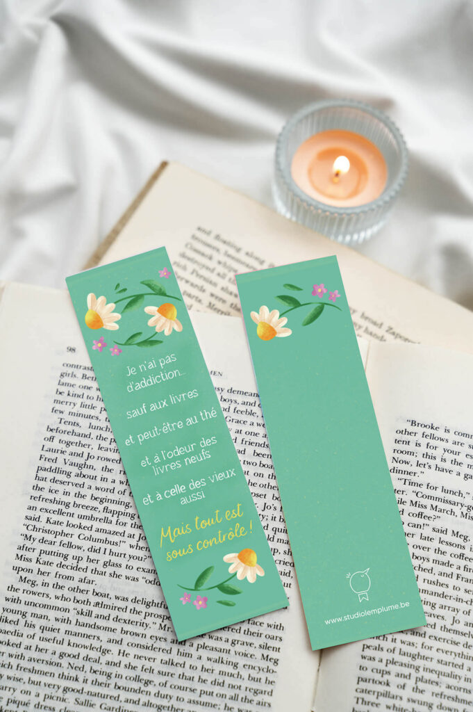 illustration créée pour un marque page 